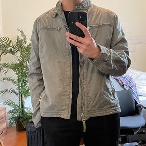 Marc New York Andrew Marc Gray biker jacket